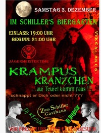 1. Krampuskränzchen im Gasthaus Schiller@Schiller´s Biergarten