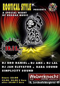 Rootical Style Roots Reggae Party@Weberknecht