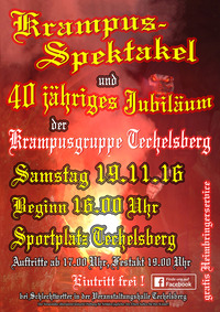 Krampusspektakel Techelsberg 2016@Sportplatz Techelsberg