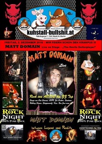 Krampusparty - Matt Domain Live on Stage - The Rocklegend!