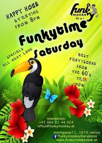 Funkytime !!! - Saturday November 26th 2016@Funky Monkey