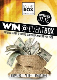 Win at Event Box@The Cube Disco