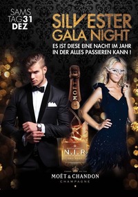 Silvester Gala NIGHT - es wird Grandios@Johnnys - The Castle of Emotions
