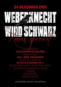 Weberknecht wird Schwarz Xmas Special@Weberknecht