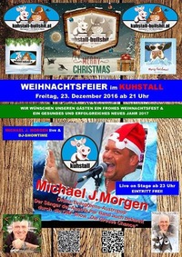 Weihnachtsfeier im Kuhstall mit Michael J. Morgen live