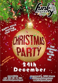 FUNKY Christmas Party! - Saturday December 24th 2016@Funky Monkey