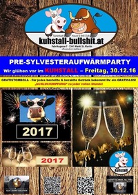 Pre-Sylvesteraufwärmparty - Freitag, 30.12.2016