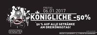 Königliche -50% im GEI Musikclub, Timelkam