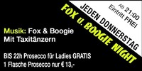 Jeden Donnerstag – FOX und Boogie Night@Mausefalle