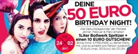 DEINE 50€ Birthday NIGHT meets KISS & BANG