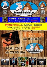 3.Freitag im Monat -Stadl-Sause & diesen Freitag Uhrsprung live