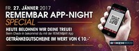 Freitag 27.1 - APP NIght Special@REMEMBAR