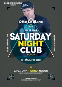 ★► Saturday Night Club ►★@Club Sternberg