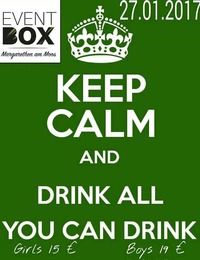 ♕ All you can drink / 27.01 / Eventbox ♕@The Cube Disco