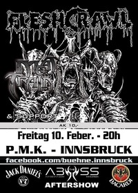 Fleshcrawl & MeatTrain & support@Abyss Bar