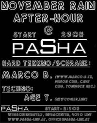 November Rain AfterHour @ Pasha@Pasha