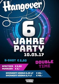 6 Jahre Party Hangover@Hangover