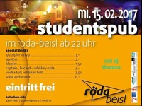 Studentspub Pre-Opening@KV Röda