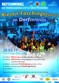 Faschingsdienstag 2017 in Reit im Winkl@Rathausplatz Reit im Winkl