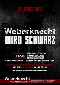 Weberknecht wird schwarz@Weberknecht