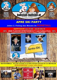 2. Freitag im Monat - Apre Ski Party im Kuhstall - Bullshit@Kuhstall