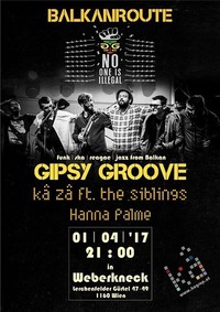 Balkanroute:Gipsy Groove,Hanna Palme,KaZa/TheSibling@Weberknecht