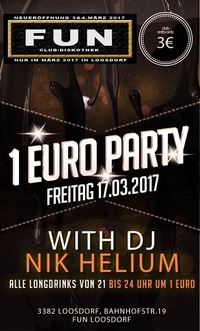 1 Euro Party - FUN Loosdorf@FUN