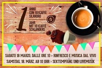 1 Anno Con 101caffe 1 Jahr Mit 101caffe@Schlanders