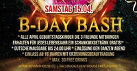 B-Day Bash April 2017@Eventhouse Freilassing 