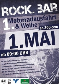 1.Motorradausfahrt & Weihe@rock.Bar