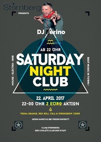 Saturday Night Club // Sa. 22. April // Sternberg