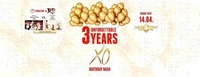 XO - 3 Years Birthday Bash II Fr. 14.04 II Specials@BOX Vienna