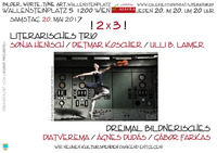 !2x3! Literarisches Trio & Dreimal Bildnerisches@Osteria Allora