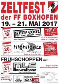 Zeltfest der FF Edla-Boxhofen 2017@Festzelt Boxhofen