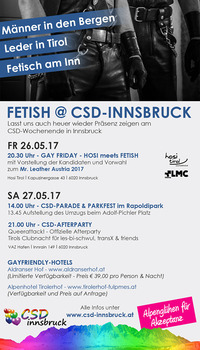 Gay Friday -HOSI meets FETISH- Special@HOSI Tirol