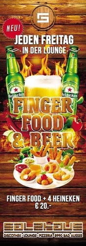 Fingerfood & Beer - jeden Freitag in der Lounge@Salzhaus