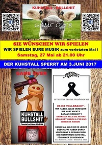 Samstag, 27. Mai 2017 - vorletzte Nacht im Kuhstall-Bullshit