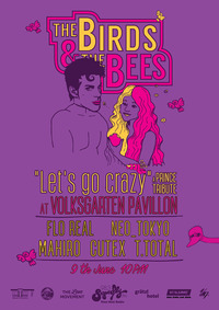 THE BIRDS & THE BEES – „PURPLE NIGHT“  A PRINCE TRIBUTE SPECIAL @Volksgarten Pavillon