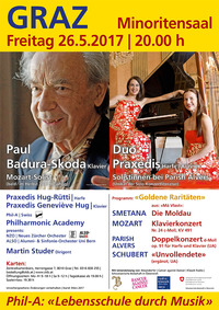 „Goldene Raritäten“ Jubiläumskonzert mit Paul Badura-Skoda @Minoritensaal