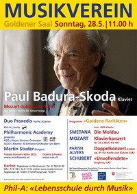 „Goldene Raritäten“ Jubiläumskonzert mit Paul Badura-Skoda @Musikverein