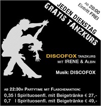 Jeden Dienstag – Tanzkurs Discofox