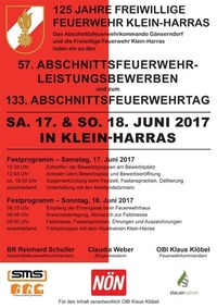 Abschnittsfeuerwehrleistungsbewerb und Abschnittsfeuerwehrtag 2017@Freiwillige Feuerwehr Klein-Harras