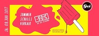 Sommerschlussverkauf: Alle Getränke -50% im GEI Musikclub@GEI Musikclub