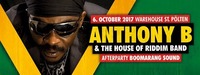 Anthony B & the House of Riddim Band@Warehouse