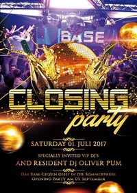 Closing Party vor der Sommerpause@BASE