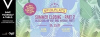 Spielplatz Summer Closing pt.2 w/ Oldschool Hip Hop Jam@Club Spielplatz