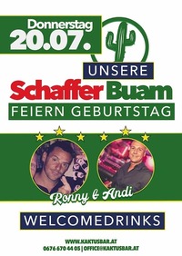 Unsere Schaffen Buam@Kaktus Bar