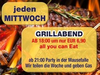 Jeden Mittwoch – Grillabend – all you can eat