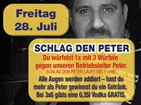 Schlag den Peter – Würfeln