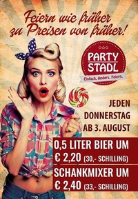 Feiern wie früher!@Partystadl